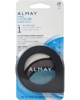 ALMAY Intense I-Color Powder Shadow, Evening Smoky, 150 Blues - ADDROS.COM